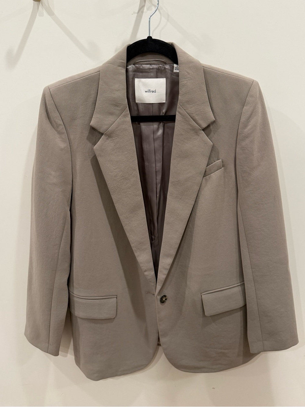 Wilfred Taupe Grey Tailored Blazer